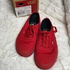 Authentic low top Vans